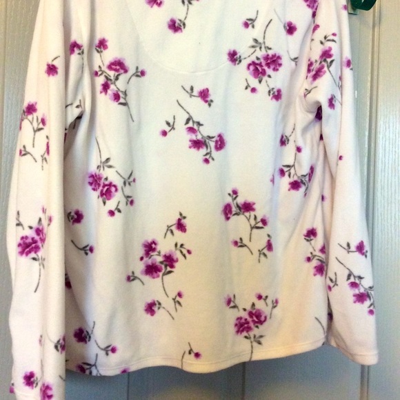 Aria SOFT micro fleece Lounge/Street/PJ top NWOT - Picture 2 of 4